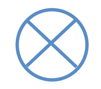 Symbol elektryczny lampa sygnalizacyjna